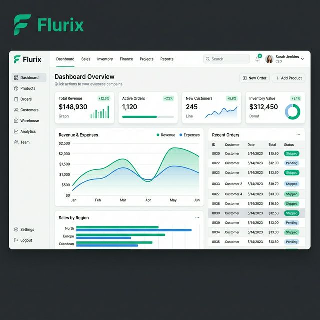 Flurix Dashboard